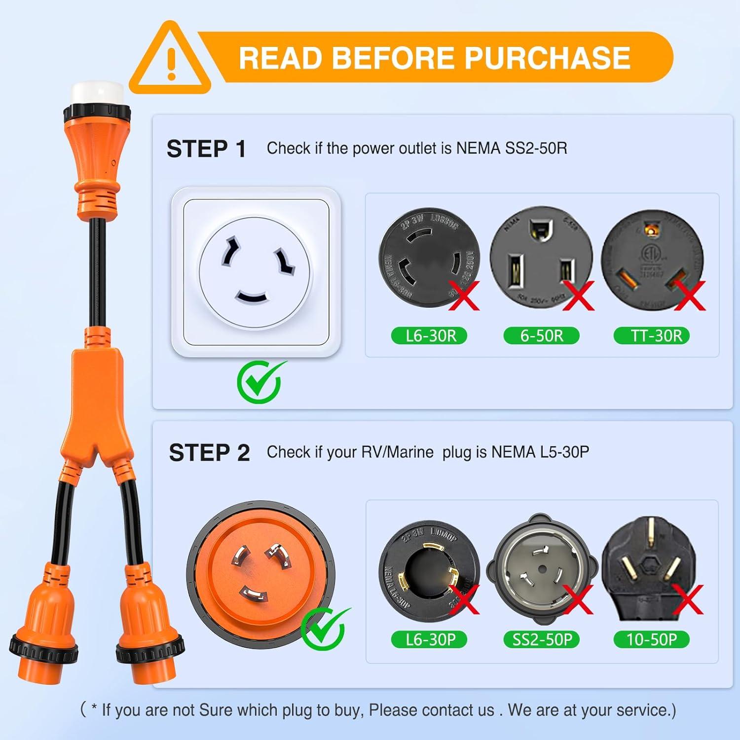 image:imageNilight Dryer Adapter Cord 30 Amp to 30 Amp 3 Prong 125V 3750 Watt Pure Copper Old Dryer Outlet to New Dryer Plug Conversion Heavy Duty 10 Gauge Wire 1030P to 1430R 30M30FSS250P to L530R