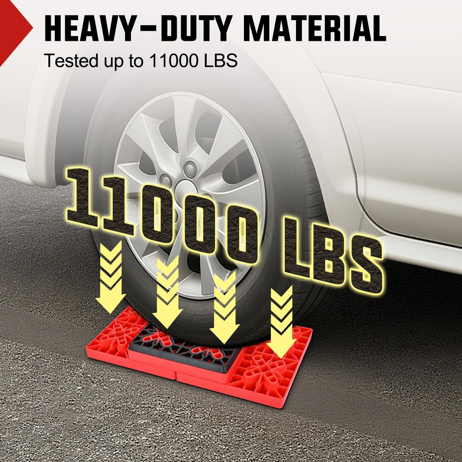 image:imageNilight RV Leveling Blocks 10 Pack Interlocking Design Stabilizer Block Customizable Height with Carrying Bag for Rv Camper Travel Trailer12 Pack