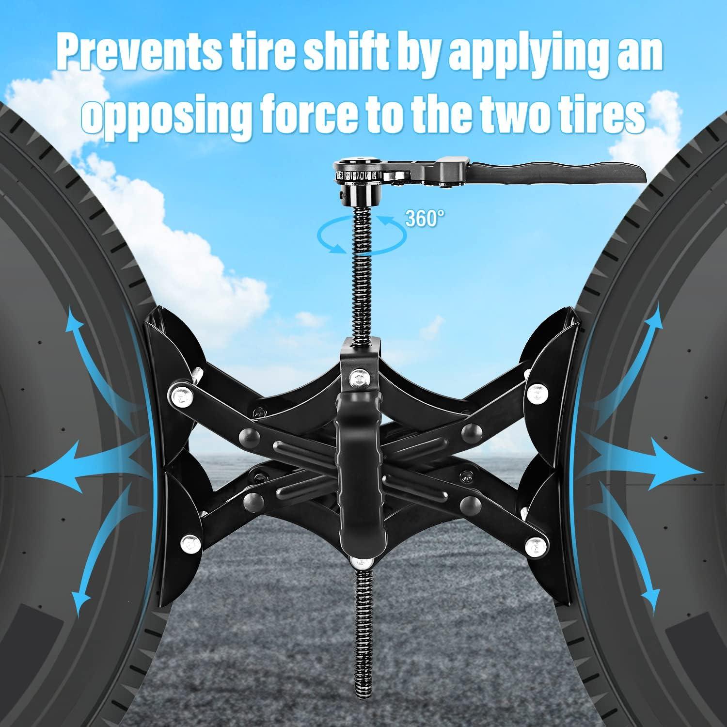 image:imageNilight Wheel Chock Stabilizer 2PCS XChocks Wheel Stabilizer for Travel Trailers Fits 3 to 10 Wheel Gaps Heavy Duty RV Scissor Tire Locking Chocks for Campers Travel Trailers Trucks