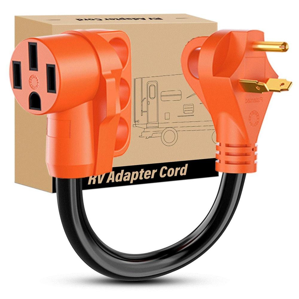 image:imageNilight Dryer Adapter Cord 30 Amp to 30 Amp 3 Prong 125V 3750 Watt Pure Copper Old Dryer Outlet to New Dryer Plug Conversion Heavy Duty 10 Gauge Wire 1030P to 1430R 30M30F30M50F