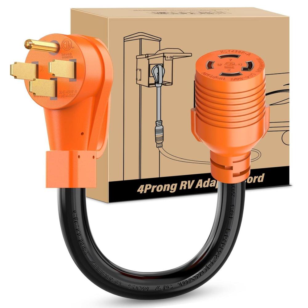image:imageNilight Dryer Adapter Cord 30 Amp to 30 Amp 3 Prong 125V 3750 Watt Pure Copper Old Dryer Outlet to New Dryer Plug Conversion Heavy Duty 10 Gauge Wire 1030P to 1430R 30M30F1450P to L1430R