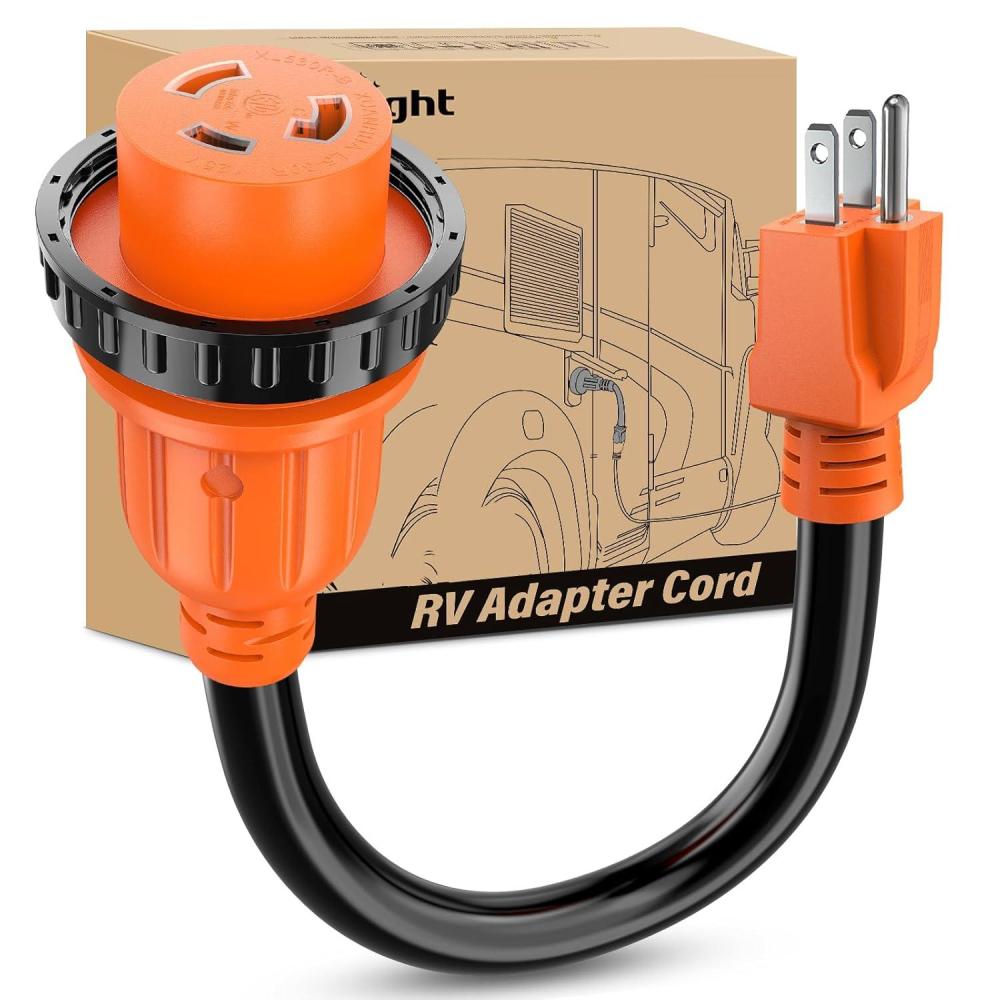 image:imageNilight Dryer Adapter Cord 30 Amp to 30 Amp 3 Prong 125V 3750 Watt Pure Copper Old Dryer Outlet to New Dryer Plug Conversion Heavy Duty 10 Gauge Wire 1030P to 1430R 30M30F15M30F Locking
