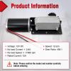 Nilight 236575 RV in-Wall Slide-Out Motor Compatible with Lippert Schwintek in Wall Slide System 300:1 High Torque Gear Ratio IG-42 10mm Motor Assembly for Travel Trailer Camper(Replace#225008)