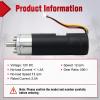 Nilight 236575 RV in-Wall Slide-Out Motor Compatible with Lippert Schwintek in Wall Slide System 300:1 High Torque Gear Ratio IG-42 10mm Motor Assembly for Travel Trailer Camper(Replace#287298)