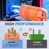 Nilight 30 Amp to 50Amp RV Power Adapter 3 Prong 125/250 Volt Heavy Duty Converter TT-30P to 14-50R 30A Male Plug to 50A Female Receptacle for Camper Caravan Trailer Generator(30A Male Twist Lock to 30A Female)