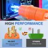Nilight 30 Amp to 50Amp RV Power Adapter 3 Prong 125/250 Volt Heavy Duty Converter TT-30P to 14-50R 30A Male Plug to 50A Female Receptacle for Camper Caravan Trailer Generator(30A Male Twist Lock to 50A Female)