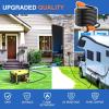 Nilight 50 Amp 25FT RV Locking Extension Cord with Adapter 30Amp to 50Amp 250V Heavy Duty 6/3+8/1 Gauge Pure Copper STW Wire ETL Listed 4 Prong 14-50P SS2-50R 50F/50M Cable Suit for Campers Caravan(50 Amp Locking)