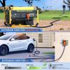 Nilight 50 Amp 25FT RV Locking Extension Cord with Adapter 30Amp to 50Amp 250V Heavy Duty 6/3+8/1 Gauge Pure Copper STW Wire ETL Listed 4 Prong 14-50P SS2-50R 50F/50M Cable Suit for Campers Caravan(50F/50M)