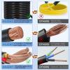 Nilight 50 Amp 25FT RV Locking Extension Cord with Adapter 30Amp to 50Amp 250V Heavy Duty 6/3+8/1 Gauge Pure Copper STW Wire ETL Listed 4 Prong 14-50P SS2-50R 50F/50M Cable Suit for Campers Caravan(50 Amp Locking)