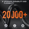 Nilight 50 Amp 25FT RV Locking Extension Cord with Adapter 30Amp to 50Amp 250V Heavy Duty 6/3+8/1 Gauge Pure Copper STW Wire ETL Listed 4 Prong 14-50P SS2-50R 50F/50M Cable Suit for Campers Caravan(50F/50M w/15A Adapter)