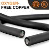 Nilight 50 Amp 25FT RV Locking Extension Cord with Adapter 30Amp to 50Amp 250V Heavy Duty 6/3+8/1 Gauge Pure Copper STW Wire ETL Listed 4 Prong 14-50P SS2-50R 50F/50M Cable Suit for Campers Caravan(30F/30M w/50A Adapter)