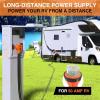 Nilight 50 Amp 25FT RV Locking Extension Cord with Adapter 30Amp to 50Amp 250V Heavy Duty 6/3+8/1 Gauge Pure Copper STW Wire ETL Listed 4 Prong 14-50P SS2-50R 50F/50M Cable Suit for Campers Caravan(50 Amp Locking w/30A Adapter)