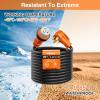 Nilight 50 Amp 25FT RV Locking Extension Cord with Adapter 30Amp to 50Amp 250V Heavy Duty 6/3+8/1 Gauge Pure Copper STW Wire ETL Listed 4 Prong 14-50P SS2-50R 50F/50M Cable Suit for Campers Caravan(50 Amp Locking w/30A Adapter)