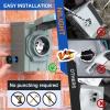 Nilight 50AMP RV EV Power Outlet Box 125/250V NEMA 14-50R Receptacle Heavy Duty Pre-drilled ETL Listed Enclosed Lockable Box Waterproof for Camper Caravan Motorhome Van(50A Generator Box 3 Prong)