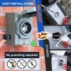 Nilight 50AMP RV EV Power Outlet Box 125/250V NEMA 14-50R Receptacle Heavy Duty Pre-drilled ETL Listed Enclosed Lockable Box Waterproof for Camper Caravan Motorhome Van(30A Generator Box 3 Prong)