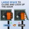 Nilight 50AMP RV EV Power Outlet Box 125/250V NEMA 14-50R Receptacle Heavy Duty Pre-drilled ETL Listed Enclosed Lockable Box Waterproof for Camper Caravan Motorhome Van(50A Outlet Box)