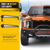 Nilight Bull Bar with Light fits 2003-2008 Honda Pilot, 2006-2015 Honda Ridgeline, 2001-2006 Acura MDX Front Bumper Grille Brush Push Guard with Skid Plate Licence Plate Hole Black(Ford F150 2004-2023)