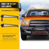 Nilight Bull Bar with Light fits 2003-2008 Honda Pilot, 2006-2015 Honda Ridgeline, 2001-2006 Acura MDX Front Bumper Grille Brush Push Guard with Skid Plate Licence Plate Hole Black(Toyota Tundra 1999-2006/Sequoia 2001-2007)