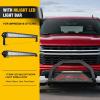 Nilight Bull Bar with Light fits 2003-2008 Honda Pilot, 2006-2015 Honda Ridgeline, 2001-2006 Acura MDX Front Bumper Grille Brush Push Guard with Skid Plate Licence Plate Hole Black(Chevy Tahoe/Suburban2021-2024（Excl. High Country）)