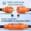 Nilight Dryer Adapter Cord 30 Amp to 30 Amp 3 Prong 125V 3750 Watt Pure Copper Old Dryer Outlet to New Dryer Plug Conversion Heavy Duty 10 Gauge Wire 10-30P to 14-30R 30M/30F(L14-30P to 2 L14-30R)