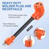 Nilight Dryer Adapter Cord 30 Amp to 30 Amp 3 Prong 125V 3750 Watt Pure Copper Old Dryer Outlet to New Dryer Plug Conversion Heavy Duty 10 Gauge Wire 10-30P to 14-30R 30M/30F(15M/30F)