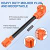 Nilight Dryer Adapter Cord 30 Amp to 30 Amp 3 Prong 125V 3750 Watt Pure Copper Old Dryer Outlet to New Dryer Plug Conversion Heavy Duty 10 Gauge Wire 10-30P to 14-30R 30M/30F(30M/15F)