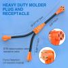 Nilight Dryer Adapter Cord 30 Amp to 30 Amp 3 Prong 125V 3750 Watt Pure Copper Old Dryer Outlet to New Dryer Plug Conversion Heavy Duty 10 Gauge Wire 10-30P to 14-30R 30M/30F(30M/50F Y Splitter)