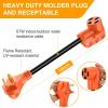 Nilight Dryer Adapter Cord 30 Amp to 30 Amp 3 Prong 125V 3750 Watt Pure Copper Old Dryer Outlet to New Dryer Plug Conversion Heavy Duty 10 Gauge Wire 10-30P to 14-30R 30M/30F(30M/50F)