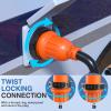 Nilight Dryer Adapter Cord 30 Amp to 30 Amp 3 Prong 125V 3750 Watt Pure Copper Old Dryer Outlet to New Dryer Plug Conversion Heavy Duty 10 Gauge Wire 10-30P to 14-30R 30M/30F(15M/30F Locking w/ Circuit Breaker)