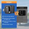 Nilight RV Door Lock Replacement with Paddle Deadbolt 100% Zinc Alloy Entry Locks Handle Latch 4 Keys Heavy Duty Enclosed Camping Locking Kit Fits RVs Campers Travel Trailers Horse Cargo Haulers(Black)