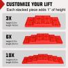 Nilight RV Leveling Blocks 10 Pack Interlocking Design Stabilizer Block Customizable Height with Carrying Bag for Rv Camper Travel Trailer(10 Pack)