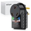 Nilight 30 Amp RV Surge Protector 125V/3750W Adapter Plug with LED Indicator 30amp 1050 Joules 22500A Max Spike ETL Listed TT-30P TT-30R Power Guard for Camper Trailer(30A Surge Protector)