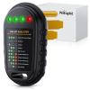 Nilight 30 Amp RV Surge Protector 125V/3750W Adapter Plug with LED Indicator 30amp 1050 Joules 22500A Max Spike ETL Listed TT-30P TT-30R Power Guard for Camper Trailer(50A Circuit Tester)