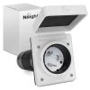 Nilight 50 AMP RV Shore Power Inlet 125/250V Twist Lock Receptacle NEMA SS2-50P ETL Listed Enclosed Lockable Flanged Male Plug for RVs Camper Caravan Motorhome Van(50A Inlet Receptacle)