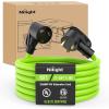 Nilight 50 Amp 25FT RV Locking Extension Cord with Adapter 30Amp to 50Amp 250V Heavy Duty 6/3+8/1 Gauge Pure Copper STW Wire ETL Listed 4 Prong 14-50P SS2-50R 50F/50M Cable Suit for Campers Caravan(30F/30M Green)