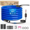 Nilight 75FT Heated Water Hose RV 5/8”Inside Diameter -45°F Freeze Protaction Antifreeze Garden Drinking Hoses with Saving Thermostat and Smart Heat System for Winter Camper Supply Accessories(25FT)