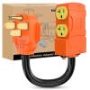 14-50P to 5-15R/5-20R w/ Circuit Breaker