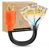 L5-30P to 5-15R/5-20R 3Prong