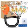 14-50P to 5-15R/5-20R 4Prong