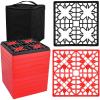 Nilight RV Leveling Blocks 10 Pack Interlocking Design Stabilizer Block Customizable Height with Carrying Bag for Rv Camper Travel Trailer(12 Pack)