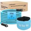 Nilight RV Water Hose 15FT Garden Drinking Hoses with Storage Bag Leakproof Anti-Kink 5/8″ Inner Diameter Flexible Lightweight Freshwater Hose for RVs Campers Travel Trailer Boat Car Wash Accessories