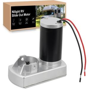Nilight 236575 RV in-Wall Slide-Out Motor Compatible with Lippert Schwintek in Wall Slide System 300:1 High Torque Gear Ratio IG-42 10mm Motor Assembly for Travel Trailer Camper(Replace#132682)