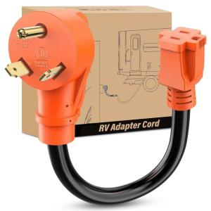 Nilight Dryer Adapter Cord 30 Amp to 30 Amp 3 Prong 125V 3750 Watt Pure Copper Old Dryer Outlet to New Dryer Plug Conversion Heavy Duty 10 Gauge Wire 10-30P to 14-30R 30M/30F(30M/15F)