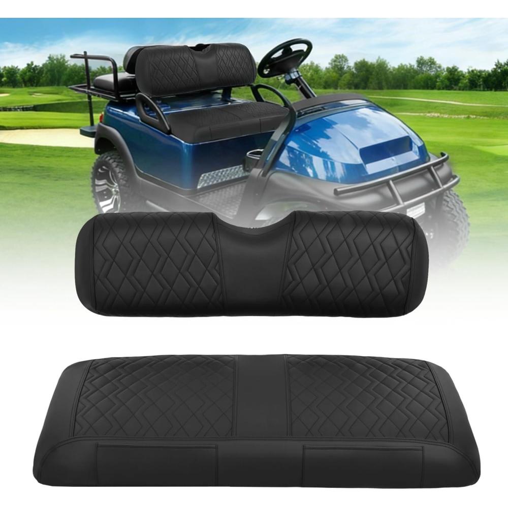 image:imageNilight Golf Cart Front Seat Cover Thick PVC Leather Diamond Design Breathable AllSeason Covers Water Repellent Scratch Resistant Easy to Install for EZGO TXT 19942013RXV