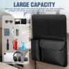 Nilight Car Seat Back Organizer 2PCS Hanging PU Leather with Multi Pockets Foldable Trunk Storage Bag Scratch Resistant Waterproof Universal for Car Van SUV MPV Pickup Truck