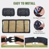 Nilight Golf Cart Front Seat Cover Thick PVC Leather Diamond Design Breathable All-Season Covers Water Repellent Scratch Resistant Easy to Install for Club Car DS 1982-2000