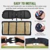 Nilight Golf Cart Seat Covers Kit Front and Rear Waterproof Sun Scratch Resistant Leather Diamond Stitching No Staple All-Season Protection for Club Car DS 2000-2026