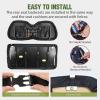 Nilight Golf Cart Seat Covers Kit Front and Rear Waterproof Sun Scratch Resistant Leather Diamond Stitching No Staple All-Season Protection for Club Car Precedent 2004-2019