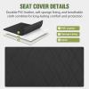 Nilight Golf Cart Seat Covers Kit Front and Rear Waterproof Sun Scratch Resistant Leather Diamond Stitching No Staple All-Season Protection for EZGO TXT 1994-2013/RXV