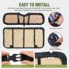 Nilight Golf Cart Seat Covers Kit Front and Rear Waterproof Sun Scratch Resistant Leather Diamond Stitching No Staple All-Season Protection for EZGO TXT 1994-2013/RXV